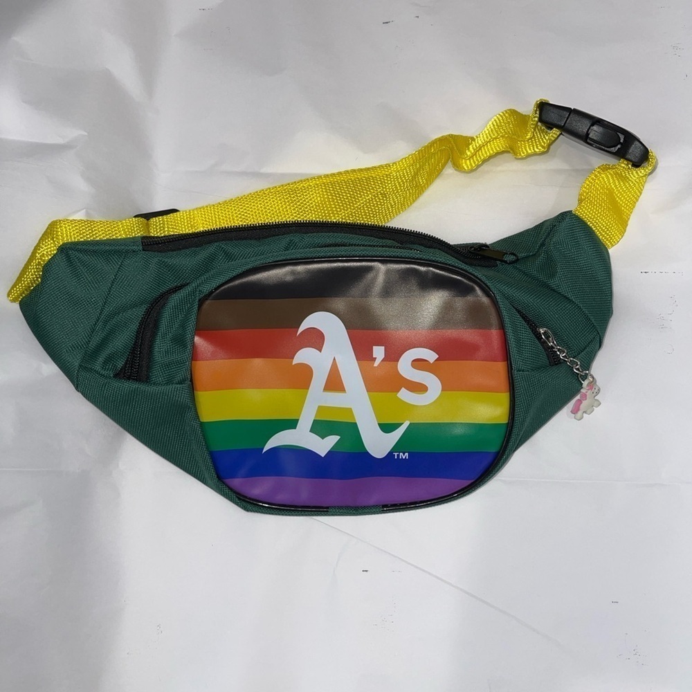 Oakland A’s limited edition Unicorn Rainbow Fanny Pack Bag Pride